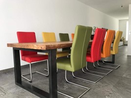Leren eetkamerstoelen inspiratie