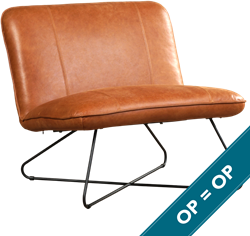 Smile - Vintage leer Cognac | Maand actie