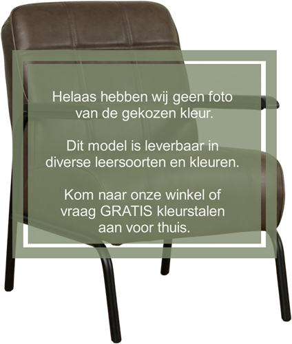 Leren fauteuil Ahead - Hermes Cream (crème)