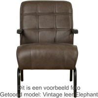 Leren fauteuil Ahead - Vintage Taupe (taupe/bruin)-2
