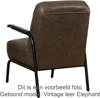 Leren fauteuil Ahead - Vintage Taupe (taupe/bruin)-3