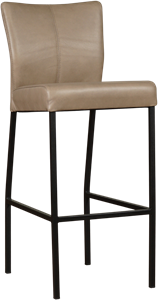 Leren barstoel revolt hoog 424 bruin, bruin leer, bruine barkruk