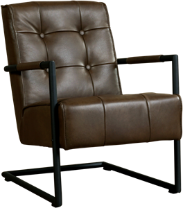 Leren stock fauteuil base 14
