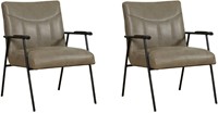 Leren fauteuil Beam - set van 2 fauteuils
