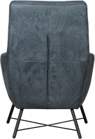 Leren fauteuil Proud - Kenia Leer Denim-3