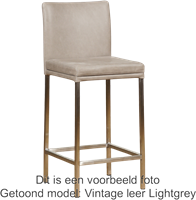 Leren barstoel Break laag - set van 6 stoelen-1