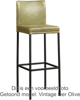 Leren barstoel Break hoog - set van 6 stoelen-1