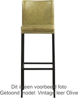 Leren barstoel Break hoog - set van 6 stoelen-2
