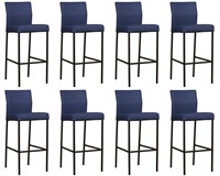 Leren barkruk Bright hoog - set van 8 krukken