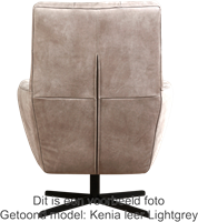 Leren draaifauteuil Central - Hermes Leer Arancio-3