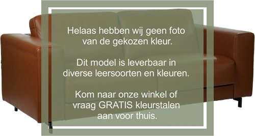 Leren bank Clear, 2.5-zitsbank - Toledo Leer Perle - Staal design, Zwart - (204x90cm)