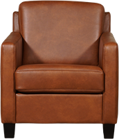 Leren fauteuil Smart - Granada leer Savannah - Hout zwart-2