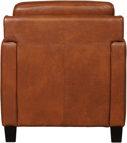 Leren fauteuil Smart - Granada leer Savannah - Hout zwart-3
