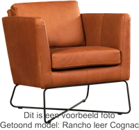 Leren design fauteuil Crossover - Elegance Brown (bruin)-1