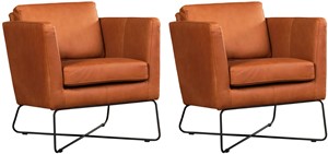 Set van 2 Leren fauteuils Crossover