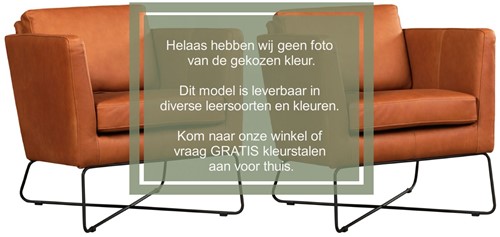 Leren fauteuil Crossover - set van 2 fauteuils - Elegance Brown (bruin)