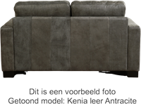 Leren bank Energy, 2-zitsbank - Granada leer Moss - Hout, Bruin - (164x90cm)-3