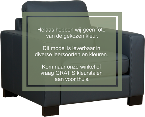 Leren fauteuil Energy - Elegance Cognac (cognac) - Poot hout, Zwart