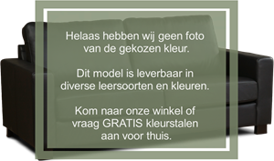 Cognac leren moderne 3-zitsbank Energy - poot hout zwart - Kenia Leer Cognac (cognac leer)
