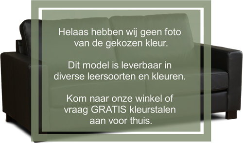 Leren bank Energy, 3-zitsbank - Kenia Leer Olive - Hout, Zwart - (214x90cm)