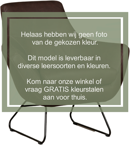 Leren designfauteuil Fame - Hermes Leer Bruin