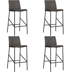 Leren barkruk Favor hoog - set van 4 krukken