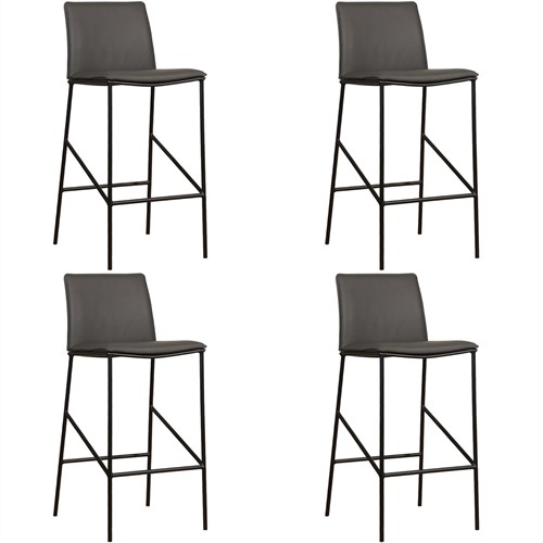 Leren barkruk Favor hoog - set van 4 krukken