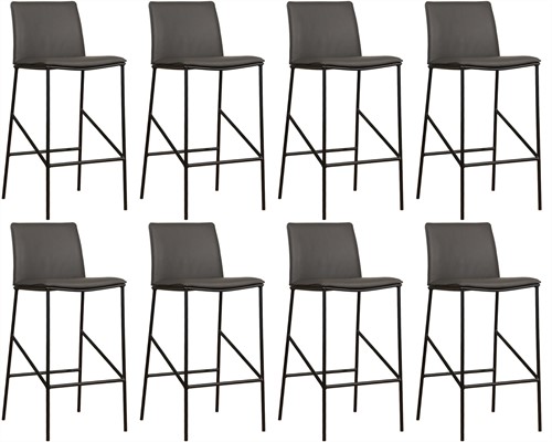 Leren barkruk Favor hoog - set van 8 krukken