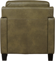 Leren fauteuil Smart - Granada leer Moss - Hout zwart-3
