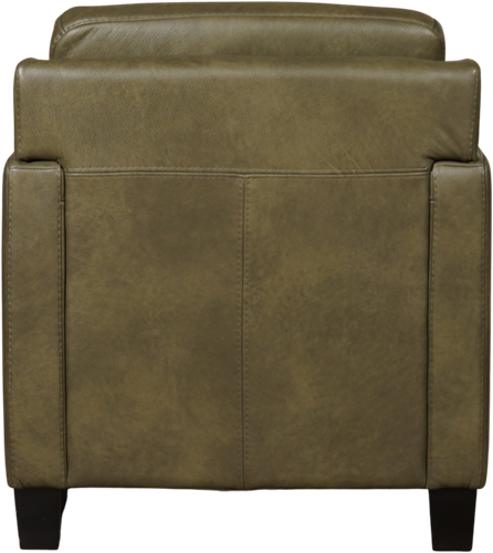 Leren fauteuil Smart - Granada leer Moss - Hout zwart-3