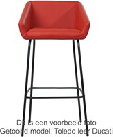 Leren barkruk Have hoog - Rancho Moro (donkerbruin)-2