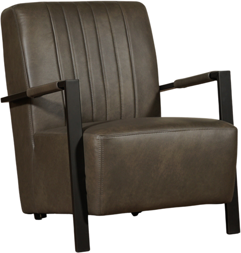 Leren design fauteuil Honest