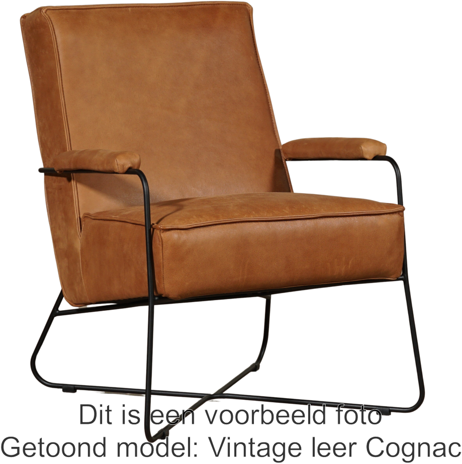Missie vriendschap cruise Leren design fauteuil Hope - Massif Leer Safari ShopX