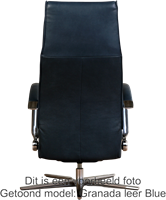Leren relaxfauteuil Idol met geintegreerd voetenbank - Elegance Cognac (cognac) - Maat, small - Frame chroom - Stervoet chroom-3