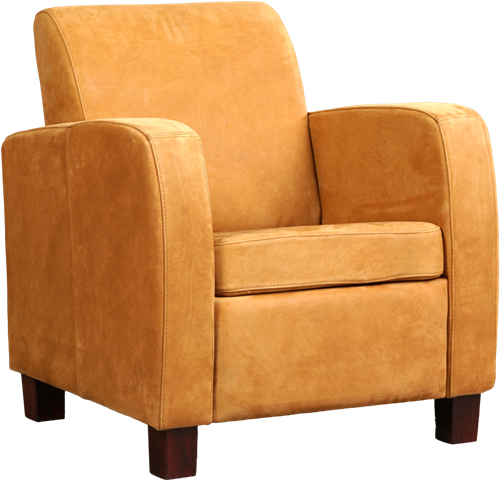 erotisch geld Boren Leren fauteuil Joy - Kenia Leer Cognac - Hout bruin ShopX