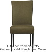 Leren eetkamerstoel Just - Toledo Leer Turquoise-2