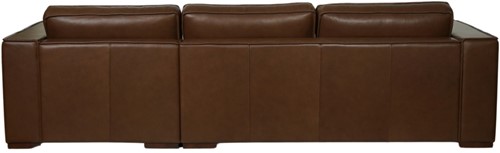 Leren bank Fine Special, 2.5-zitsbank + Longchair (284x100cm)-3