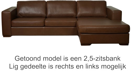 Leren bank Flow Special, 3-zitsbank + Longchair (314x100cm)-2