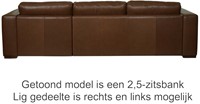 Leren bank Flow Special, 3-zitsbank + Longchair (314x100cm)-3