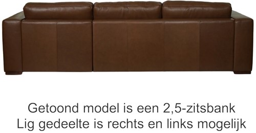 Leren bank Flow Special, 3-zitsbank + Longchair (314x100cm)-3