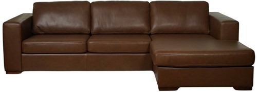 Leren bank Flow Special, 2.5-zitsbank + Longchair (284x100cm)-2