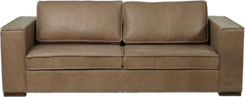 Leren bank Fine, 3-zitsbank  - (224x100cm)-2