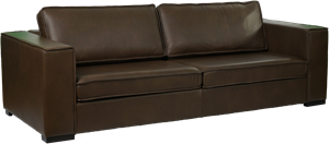 Leren bank Fine, 3.5-zitsbank - (244x100cm)