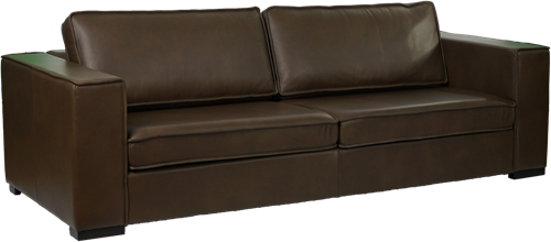 Leren bank Fine, 3.5-zitsbank - (244x100cm)