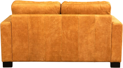 Leren bank Energy, 2-zitsbank - Kenia Leer Cognac - Hout, Bruin - (164x90cm)-3