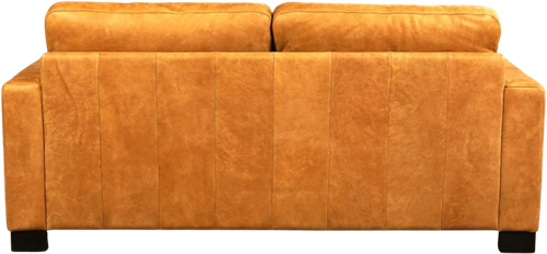 Leren bank Energy, 2.5-zitsbank - Kenia Leer Cognac - Hout, Bruin - (194x90cm)-3
