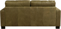 Leren bank Energy, 2.5-zitsbank - Kenia Leer Olive - Hout, Bruin - (194x90cm)-3