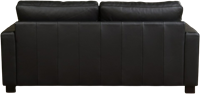Leren bank Energy, 2.5-zitsbank - Toledo Leer Nero - Hout, Bruin - (194x90cm)-3