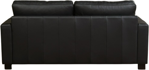 Leren bank Energy, 3-zitsbank - Toledo Leer Nero - Hout, Bruin - (214x90cm)-3