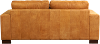 Leren bank Enjoy, 2.5-zitsbank - Kenia Leer Cognac - Hout, Bruin - (204x90cm)-3